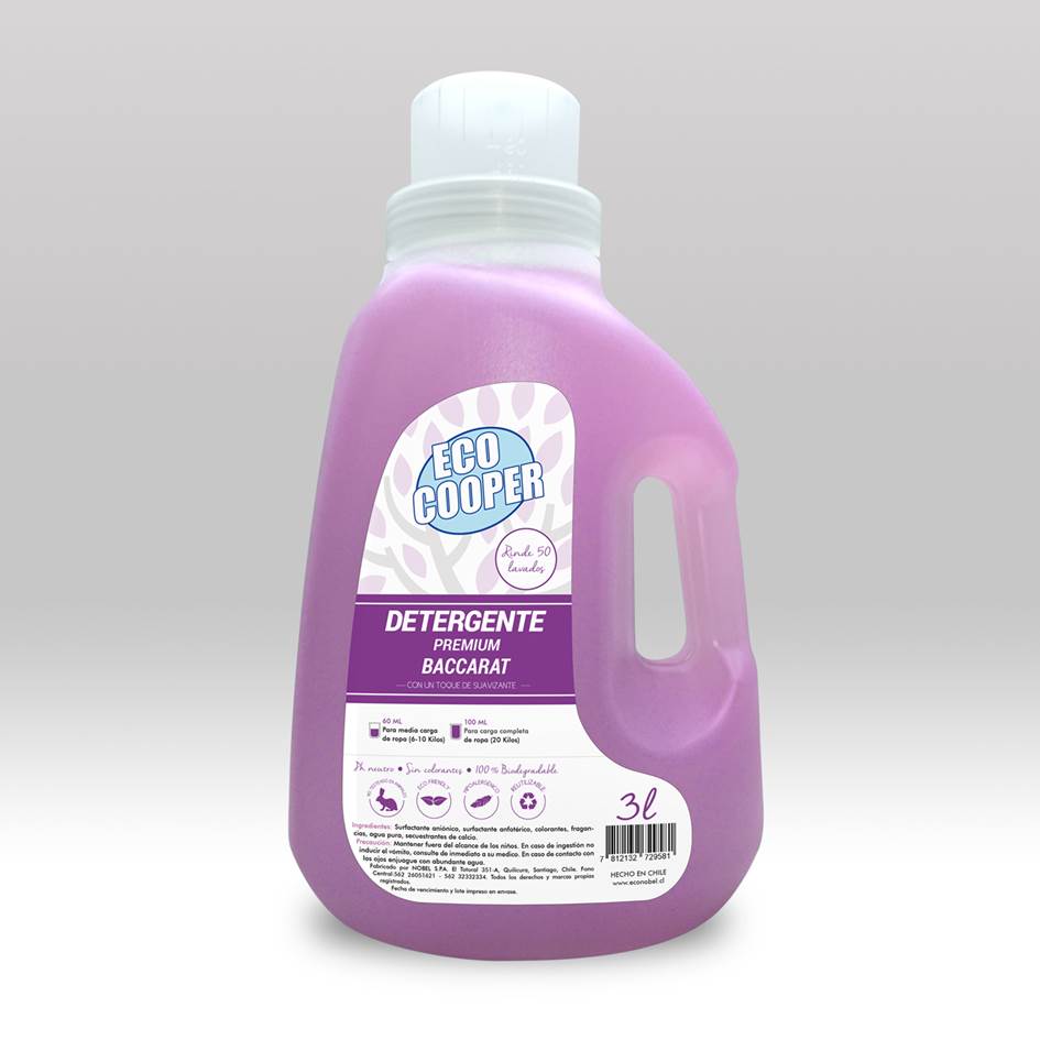 Detergente Eco Cooper Bacarat 3 lts.